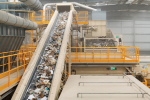 Waste sorting at a waste-to-fuel facility