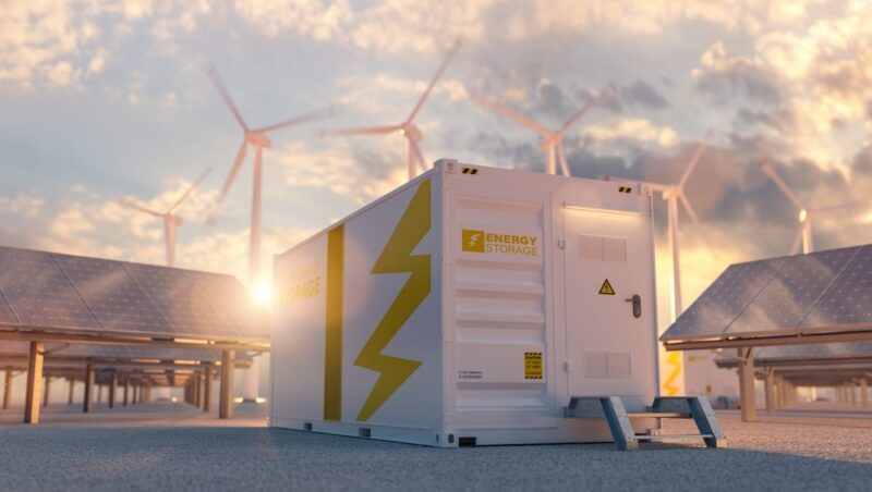 An image of a battery energy storage system