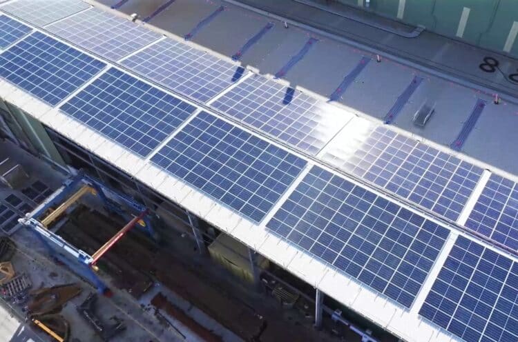 The 1.3MW commercial solar array in WA. Image: Westsun Energy