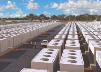 How the Reeves Plains BESS project is set to look once constructed. Image: Alinta Energy/Genus